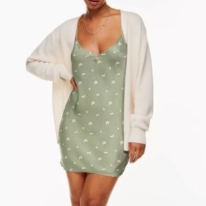 Aritzia Wilfred Only Slip Mini Dress